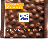 Ritter Sport Voll-Nuss laktosefrei 100 g Tafel